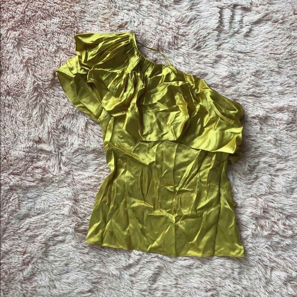 BCBG Chartreuse Top (XS)